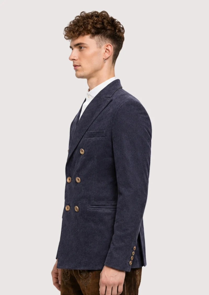 Mens Classic Double Breasted Coat