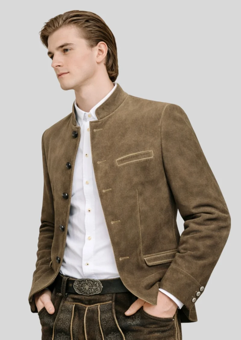 Traditional German Trachten Jacket – Men’s Oktoberfest Wear