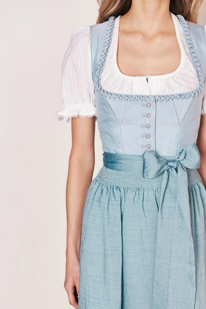 Julia Trentini Katrina Midi Dirndl, Blue — 60cm
