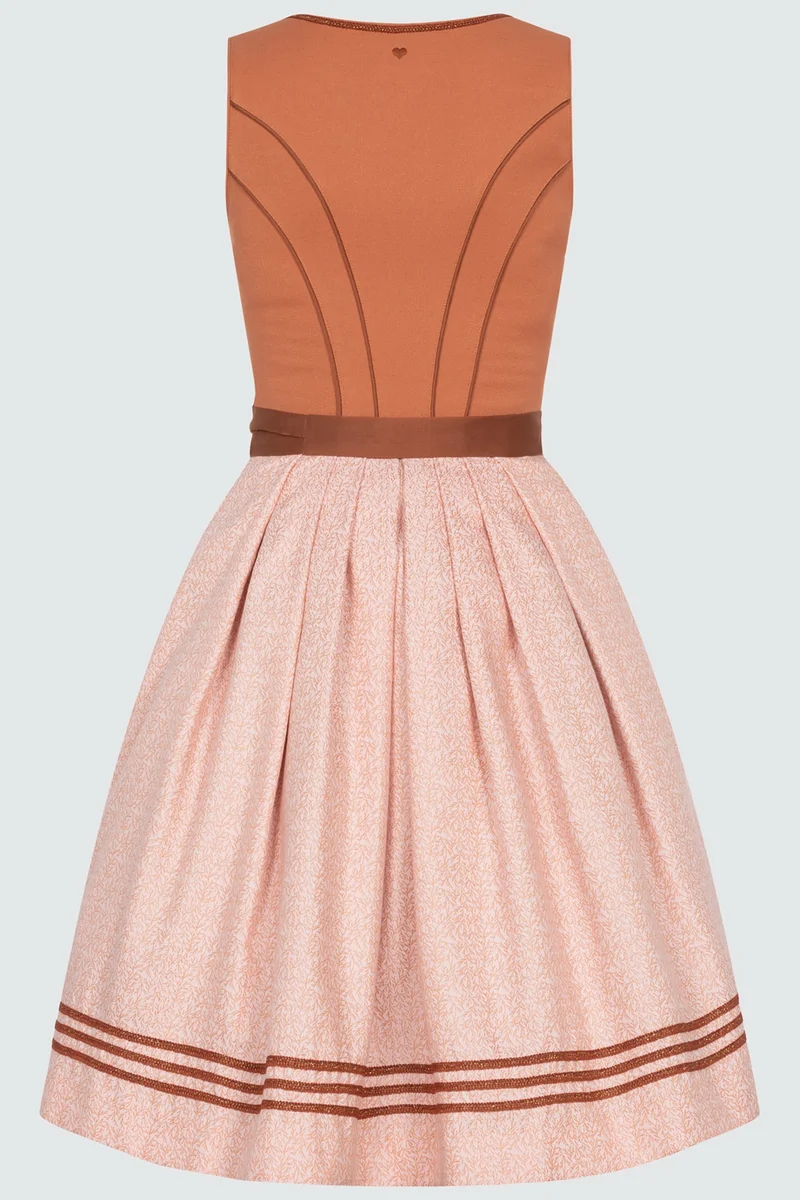 Julia Trentini Bussi Bussi Midi Dirndl, Orange — 60cm