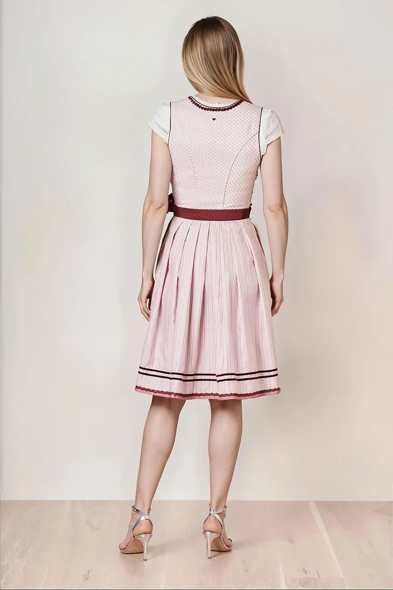 Julia Trentini Sophia Midi Dirndl, Rose — 60cm
