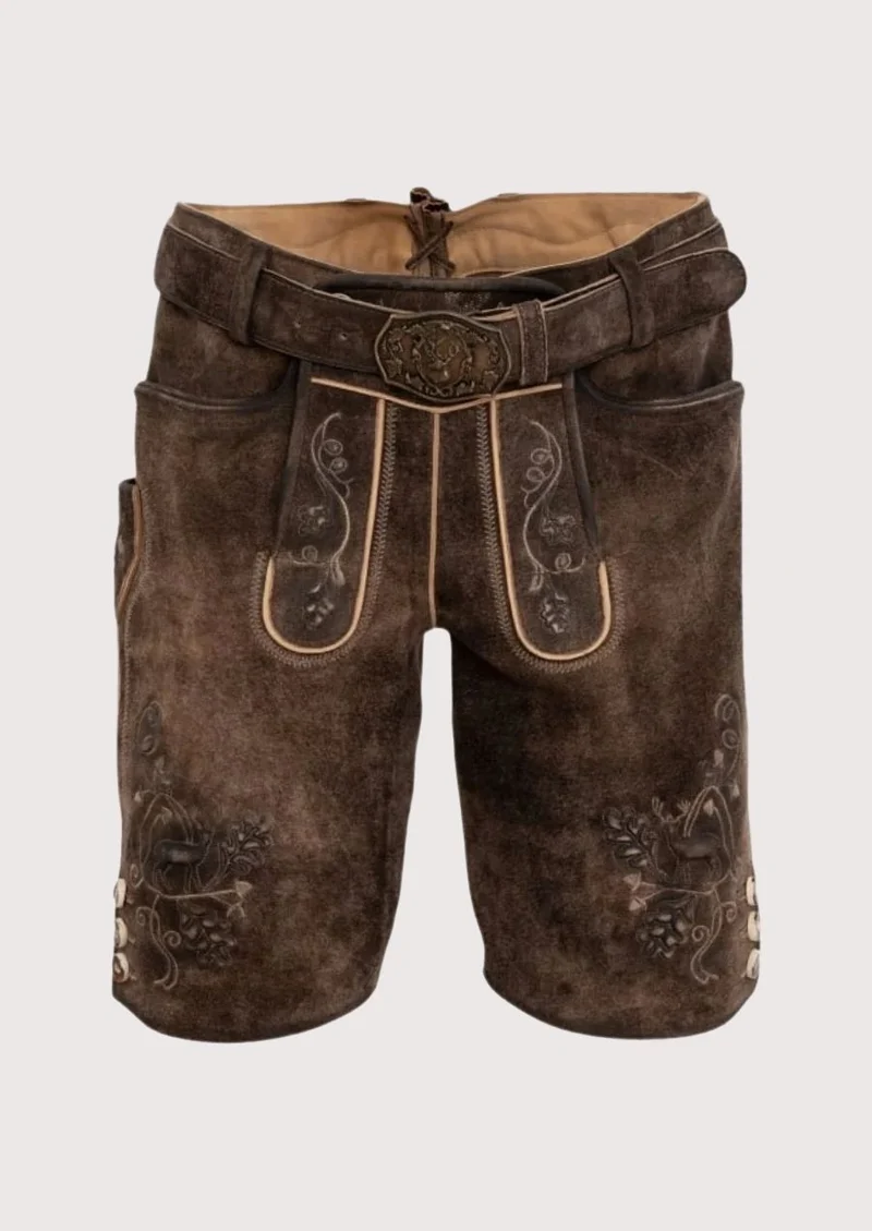 Men’s Antique Brown Lederhosen