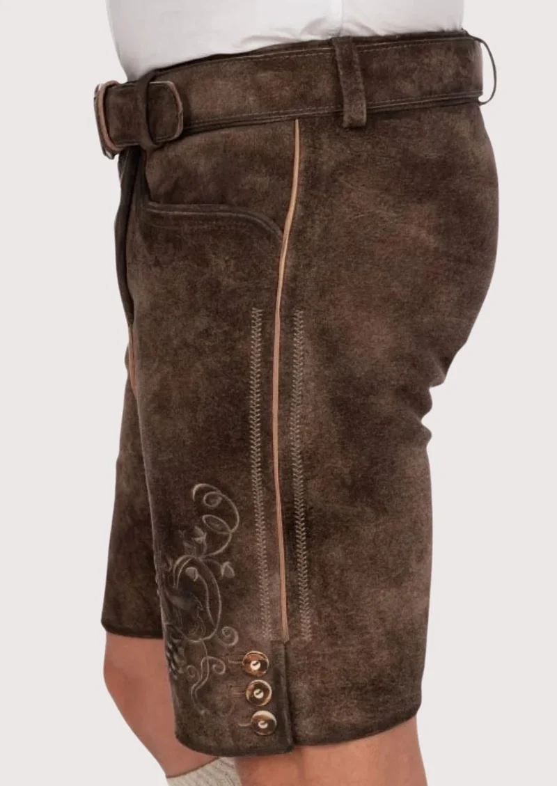 Men’s Antique Brown Lederhosen