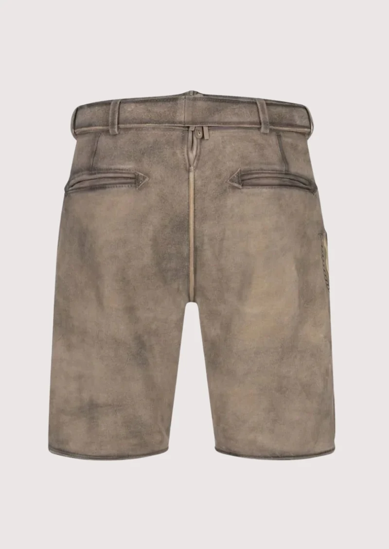 Men’s Stone Grey Classic Lederhosen