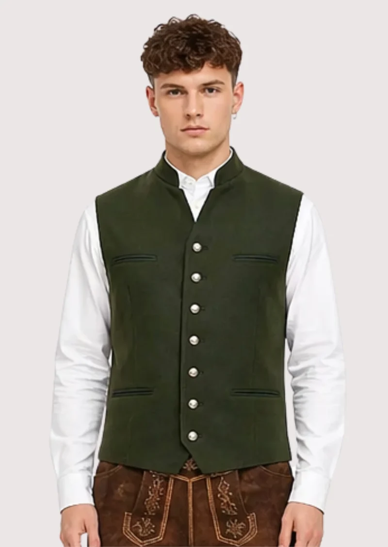 Timeless Trachten Vest for Men – Perfect Oktoberfest Attire
