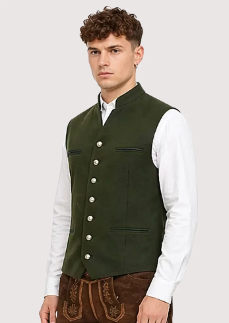 Timeless Trachten Vest for Men – Perfect Oktoberfest Attire