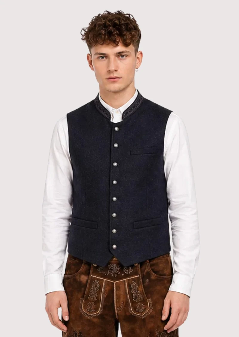 Elegant Trachten Vest for Oktoberfest & Bavarian Events