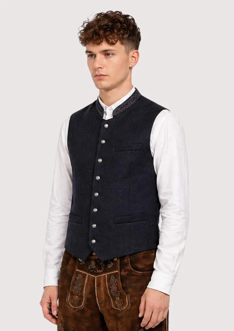 Elegant Trachten Vest for Oktoberfest & Bavarian Events