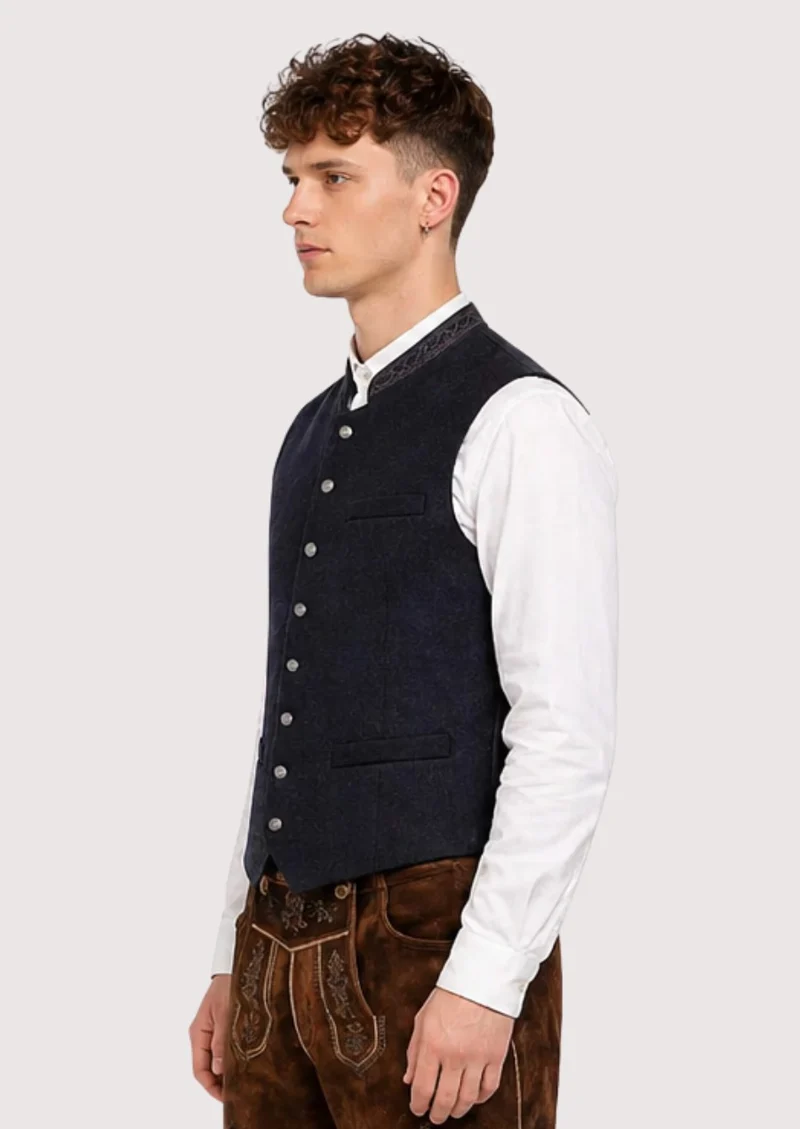 Elegant Trachten Vest for Oktoberfest & Bavarian Events