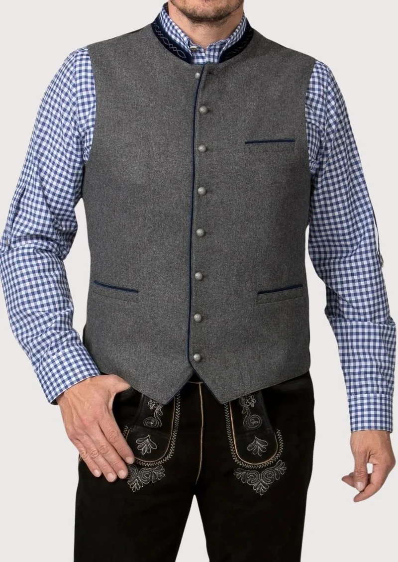 Mens Premium Grey Alpine Vest