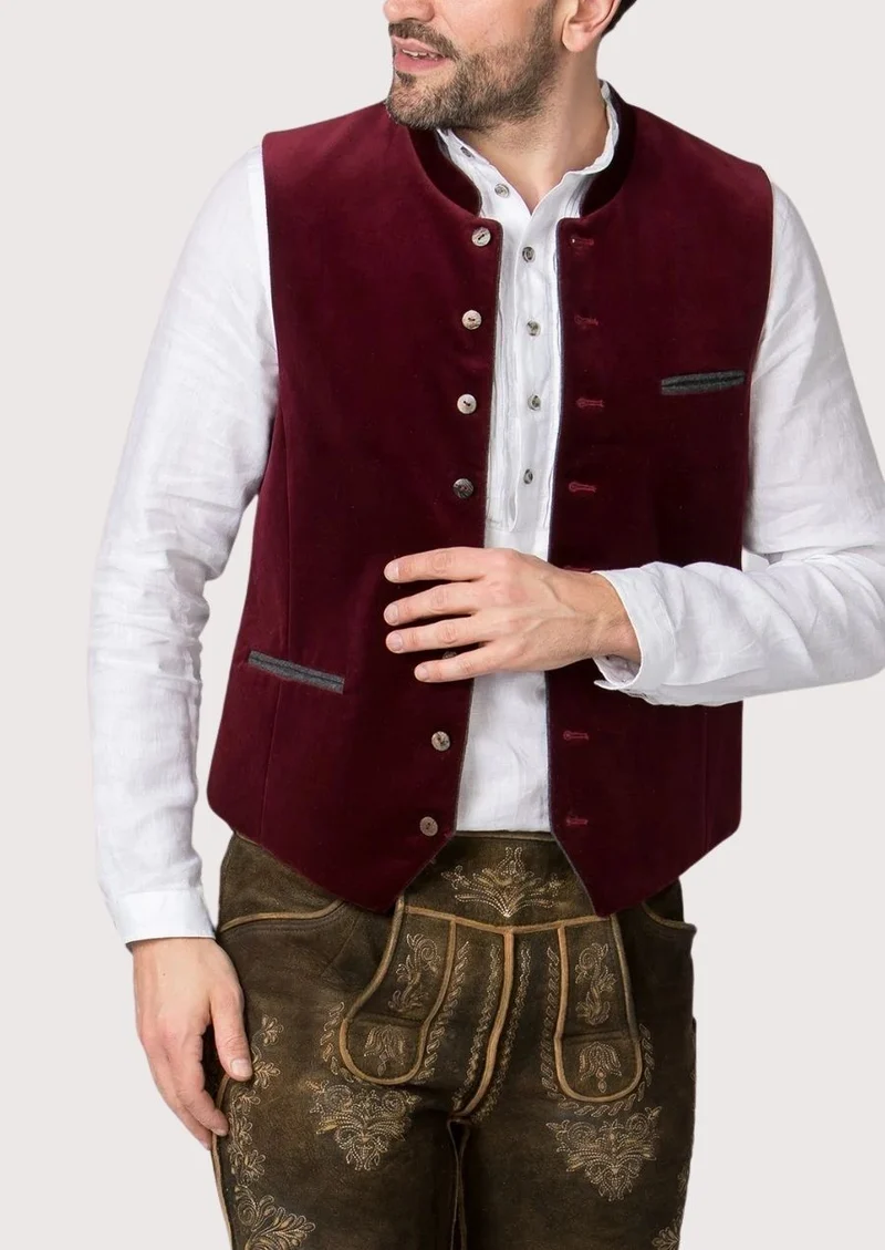 Authentic Trachten Vest – Perfect for Oktoberfest & More