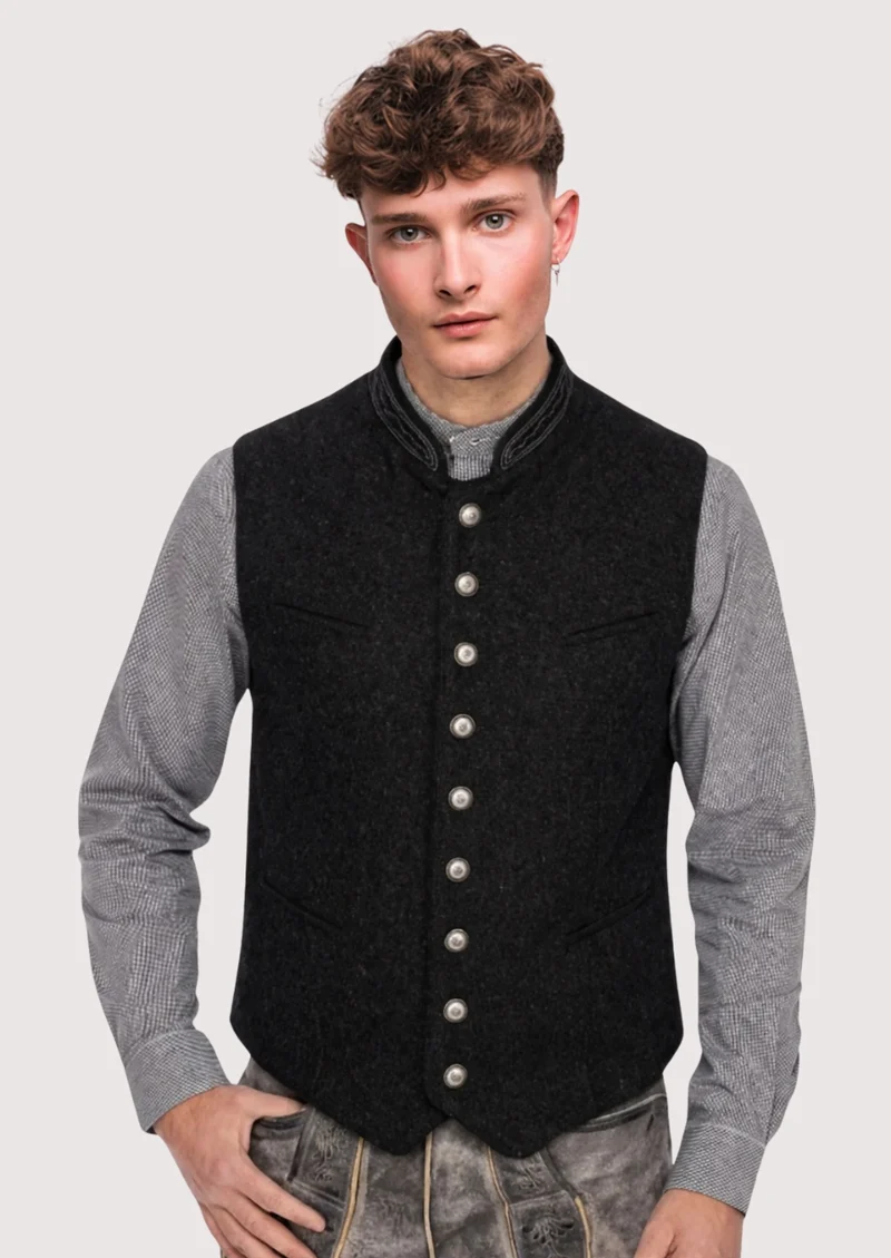 Classic Trachten Vest for Men – Stylish Bavarian Look
