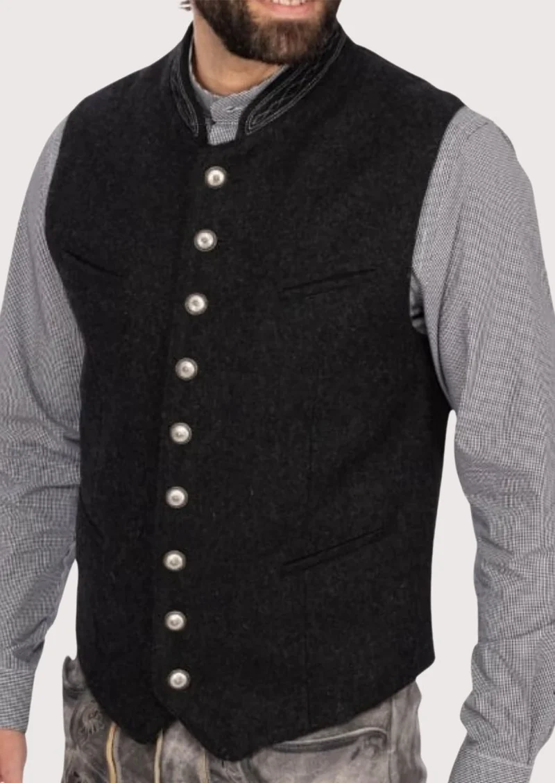 Classic Trachten Vest for Men – Stylish Bavarian Look