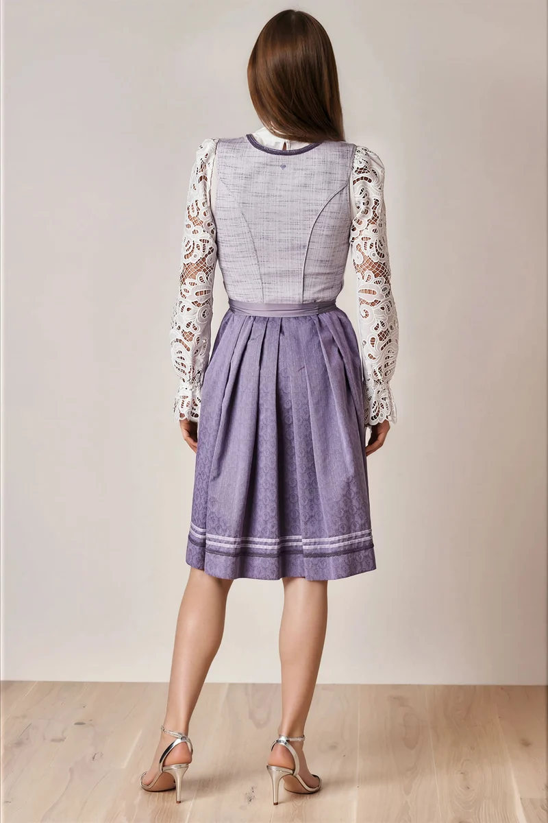 Julia Trentini Andrina Midi Dirndl, Purple — 60cm
