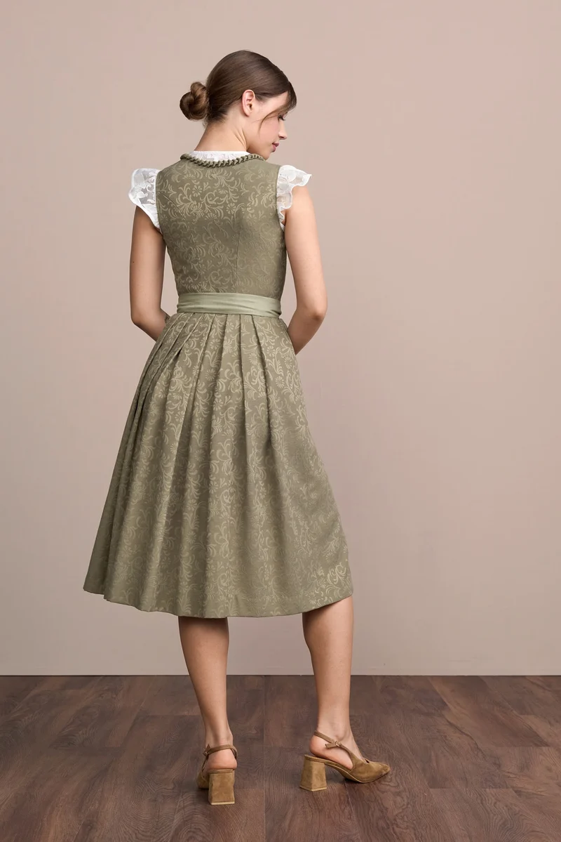 Julia Trentini Alwine Dirndl, Green — 70cm Long