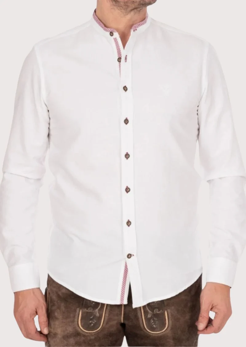 Mens Traditional White Shirt Top
