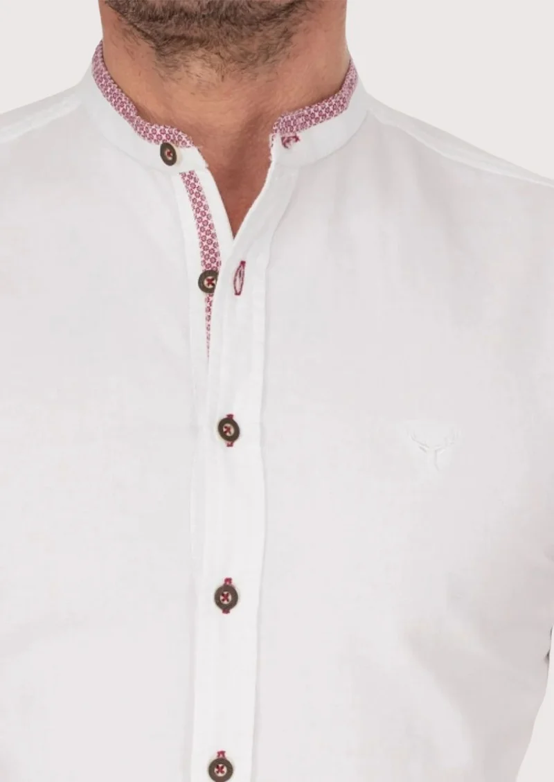 Mens Traditional White Shirt Top
