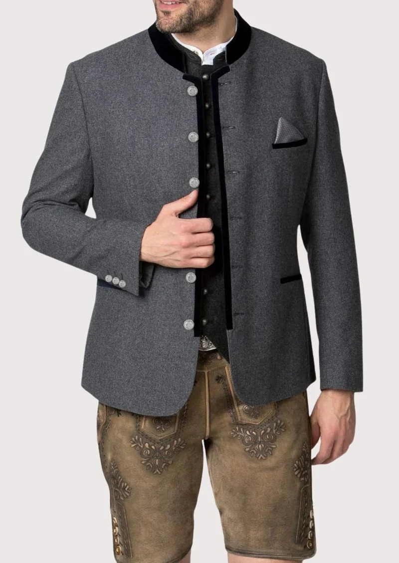 Classic Trachten Jacket for Men - Perfect for Cooler Months