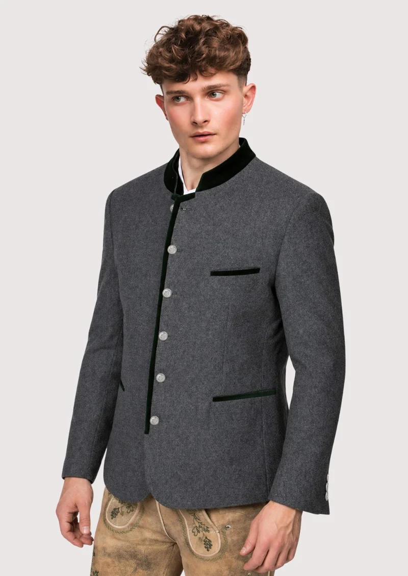 Mens Modern Grey Alpine Jacket