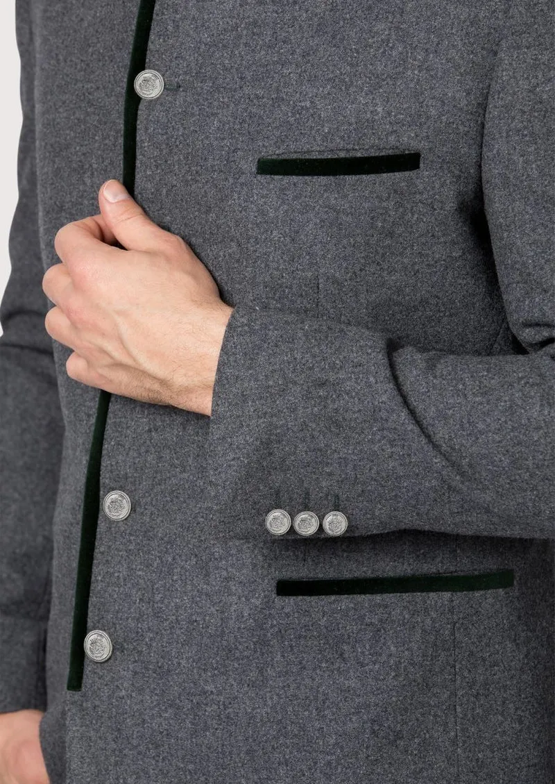 Mens Modern Grey Alpine Jacket
