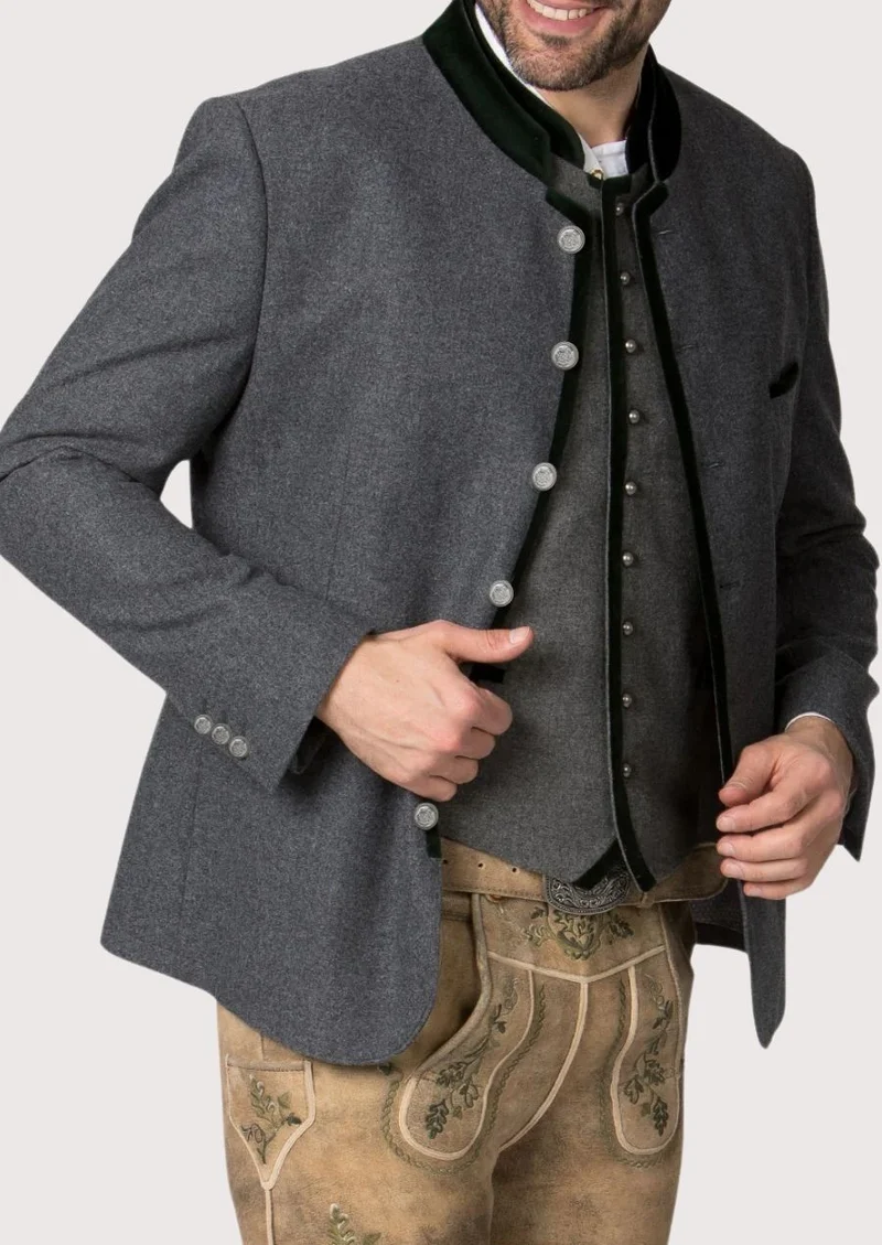 Mens Modern Grey Alpine Jacket