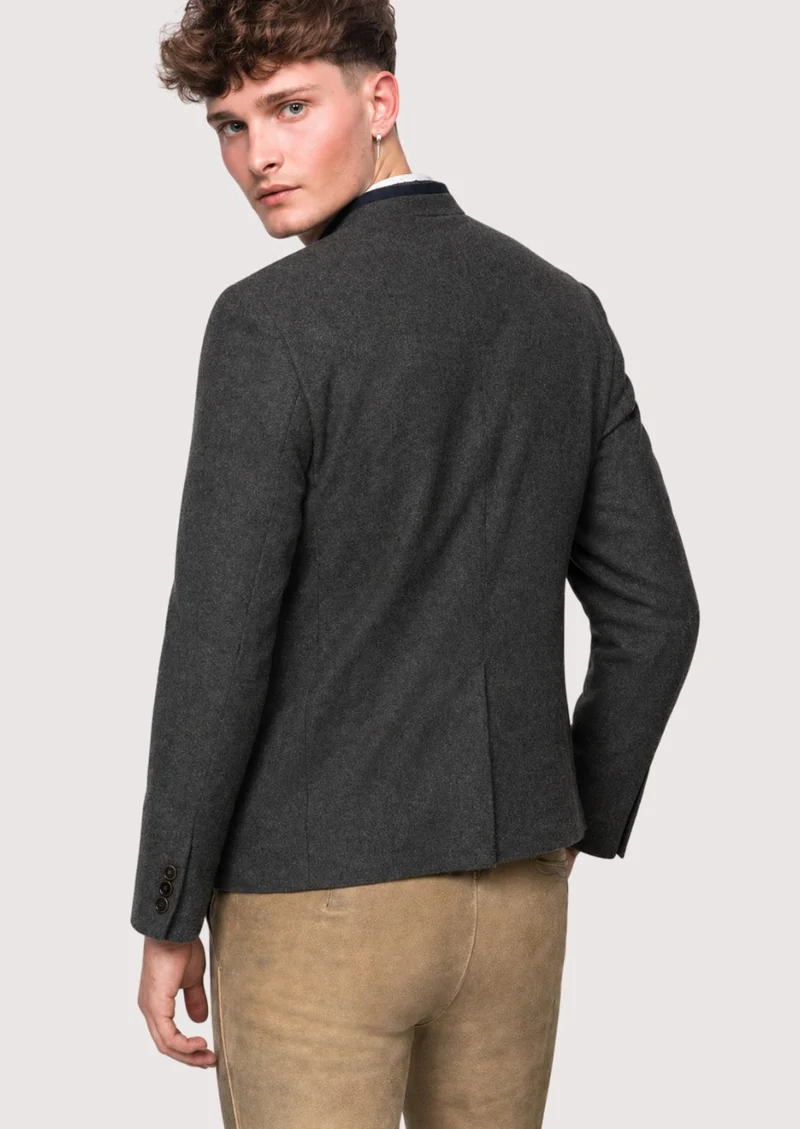 Mens Dark Grey Alpine Jacket Coat