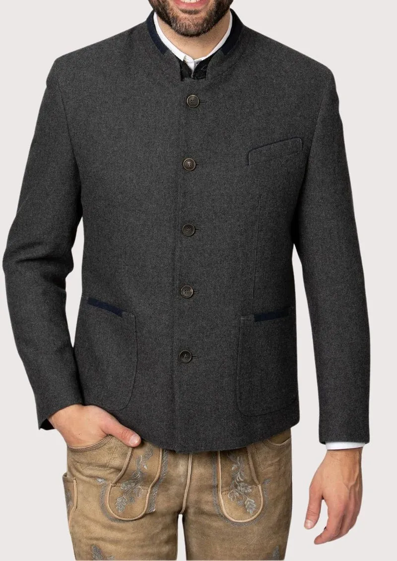Mens Dark Grey Alpine Jacket Coat