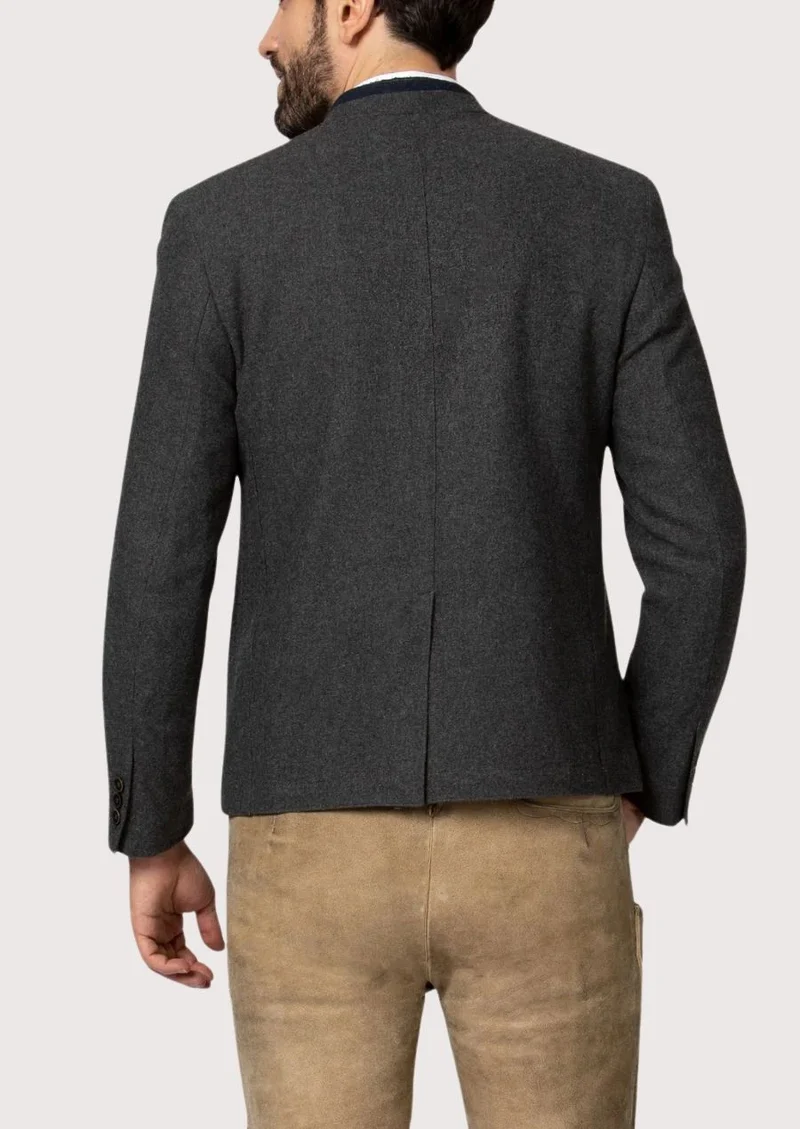 Mens Dark Grey Alpine Jacket Coat