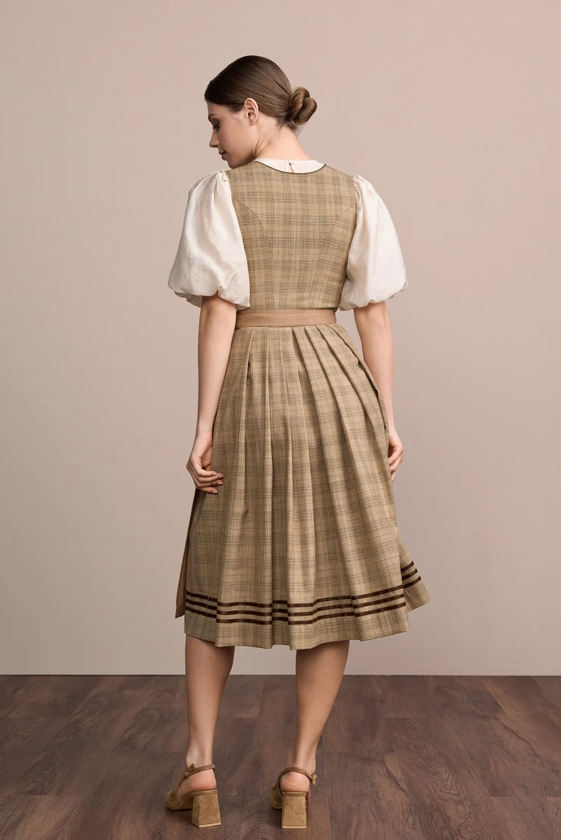Julia Trentini Riekea Dirndl, Brown — 70cm Long