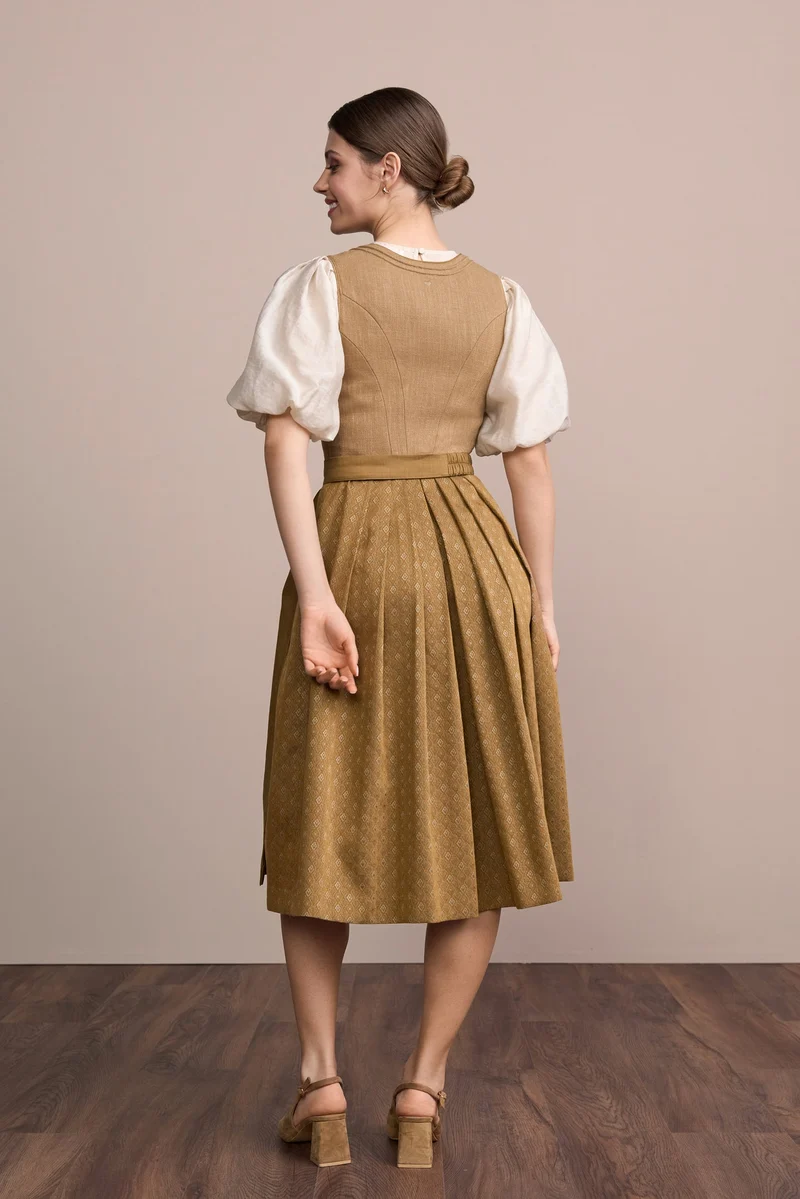 Julia Trentini Ilena Dirndl, Yellow — 70cm Long