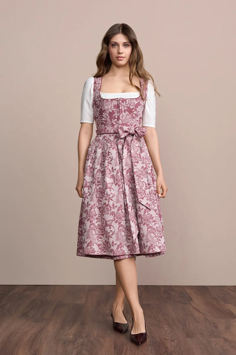 Julia Trentini Virella Dirndl, Red — 70cm Long