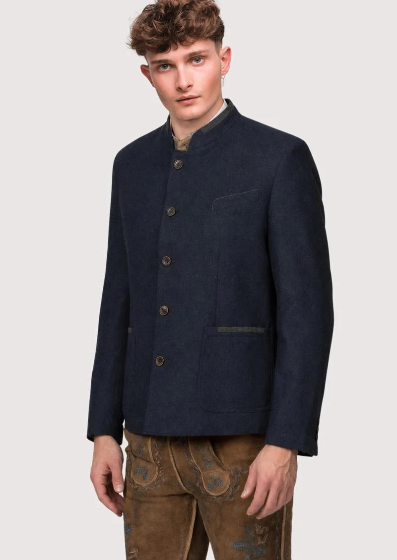 German Style Trachten Jacket for Men - Traditional Elegance