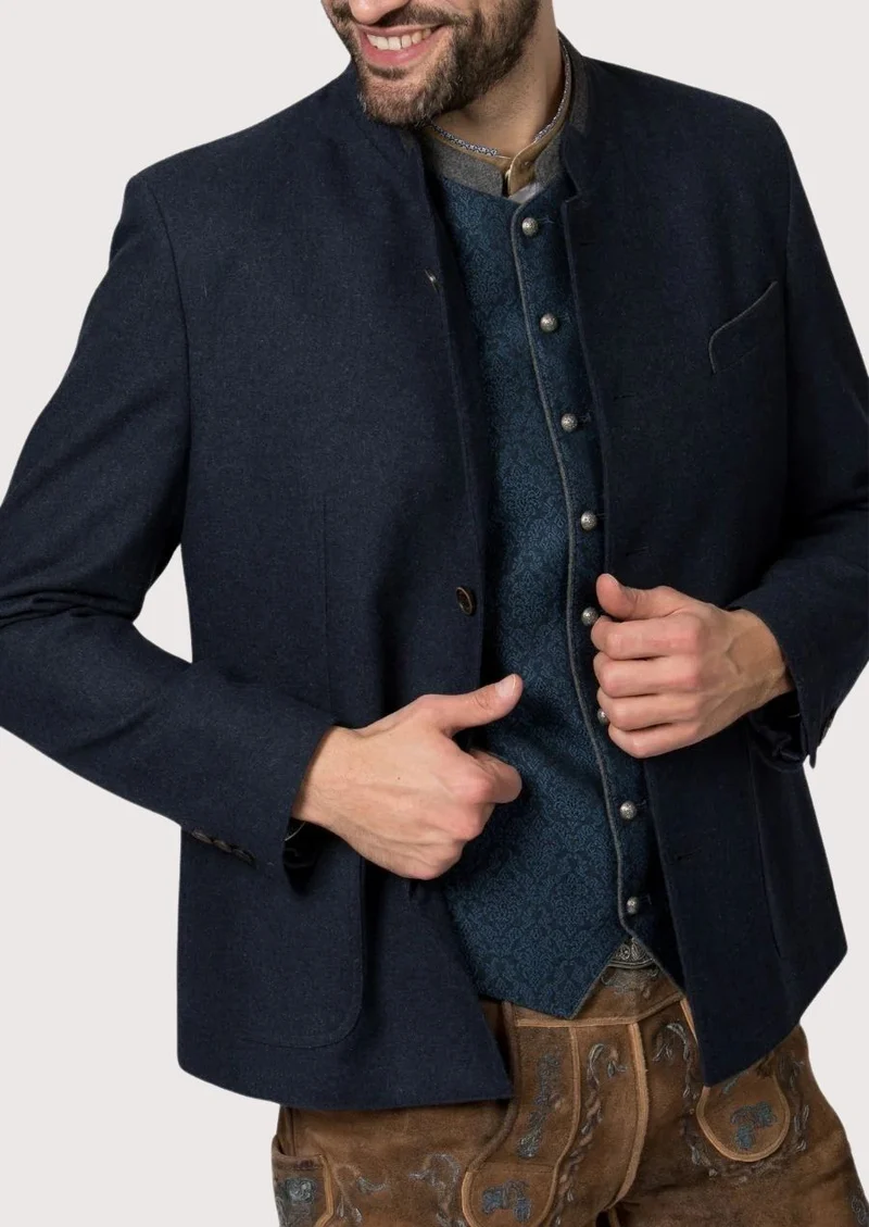 German Style Trachten Jacket for Men - Traditional Elegance