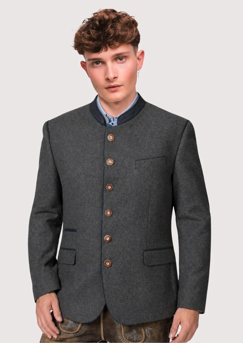 Mens Elegant Grey Alpine Jacket