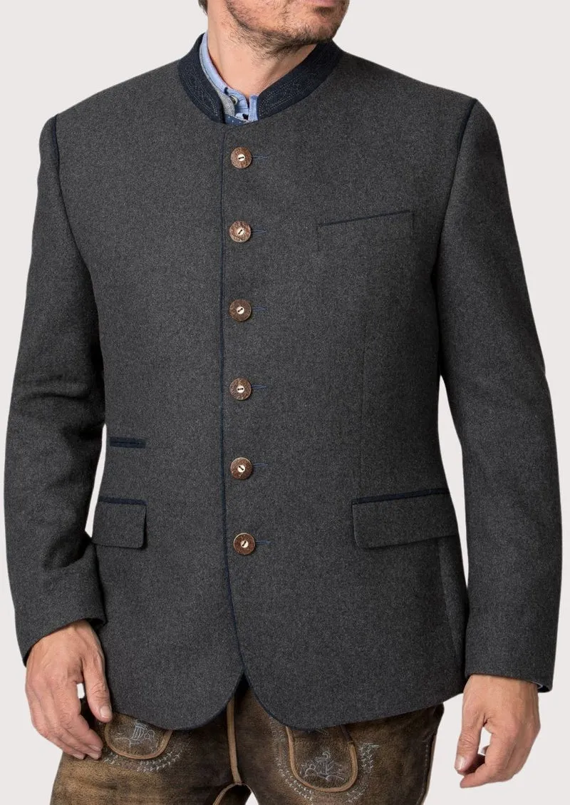 Mens Elegant Grey Alpine Jacket