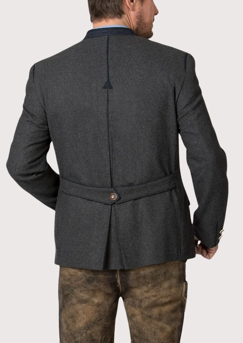 Mens Elegant Grey Alpine Jacket