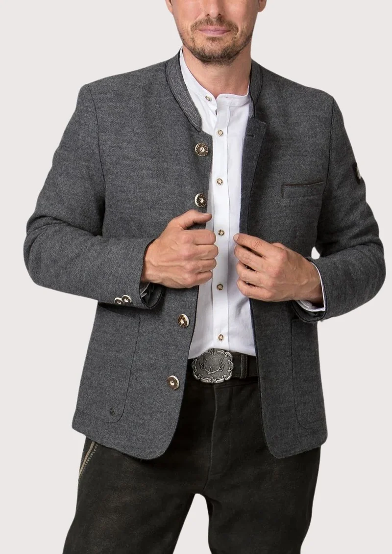Men's Luxury Trachten Jacket - Sophisticated Winter Wear