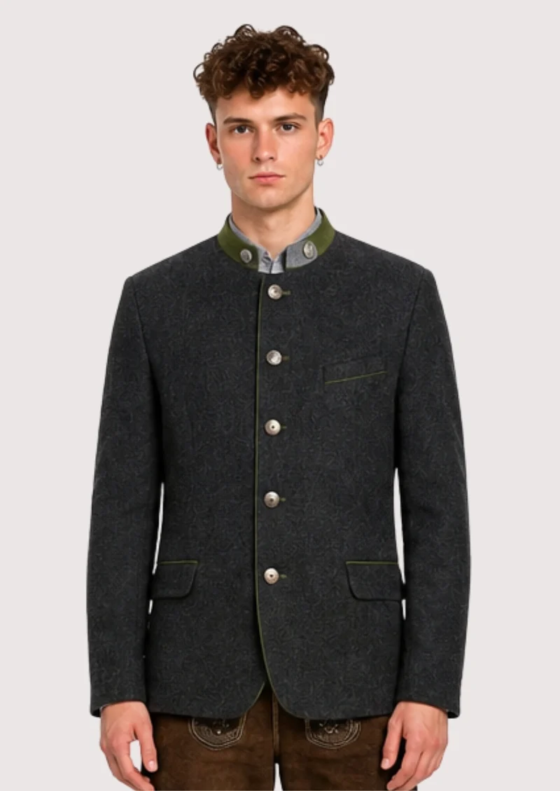 Mens Charcoal Alpine Jacket Fit