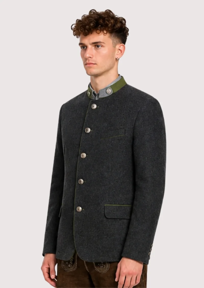 Mens Charcoal Alpine Jacket Fit