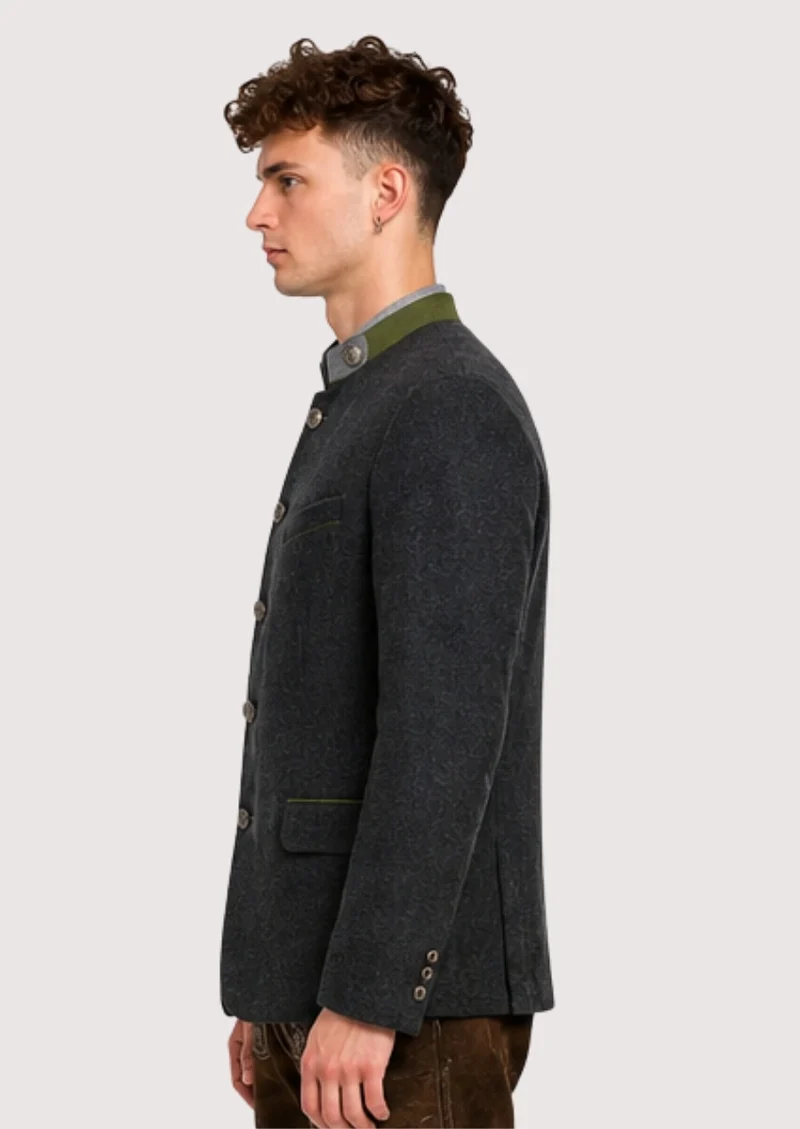 Mens Charcoal Alpine Jacket Fit