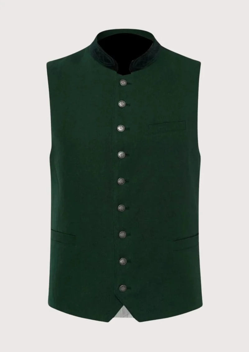 Mens Forest Green Alpine Vest