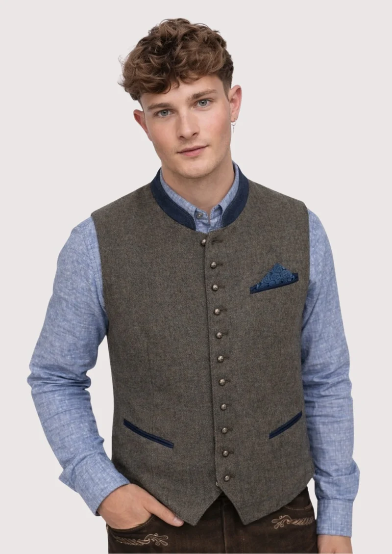 Bavarian Festival Vest – Perfect for Fall Events
