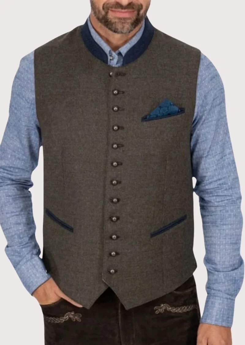Bavarian Festival Vest – Perfect for Fall Events