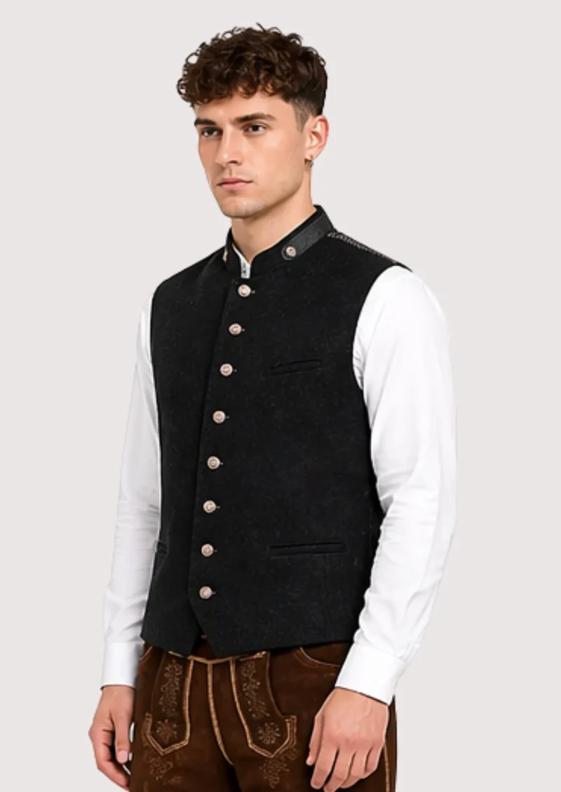 Wool Bavarian Vest – Warm, Stylish & Traditional