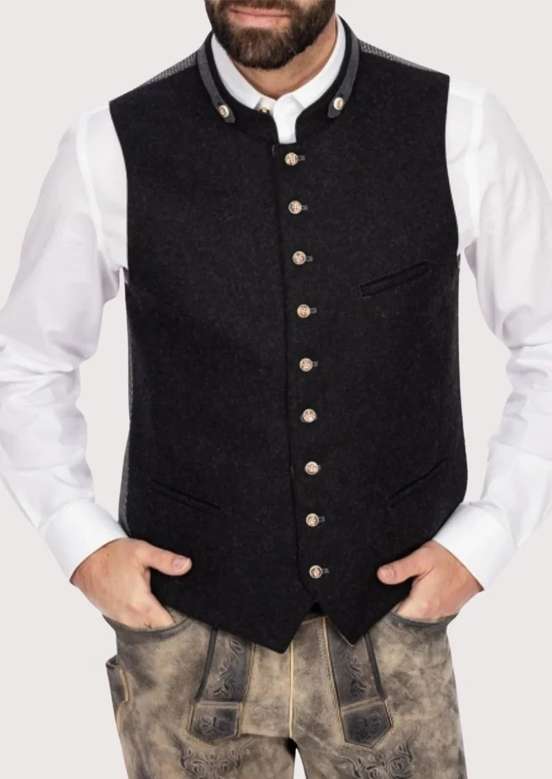 Wool Bavarian Vest – Warm, Stylish & Traditional