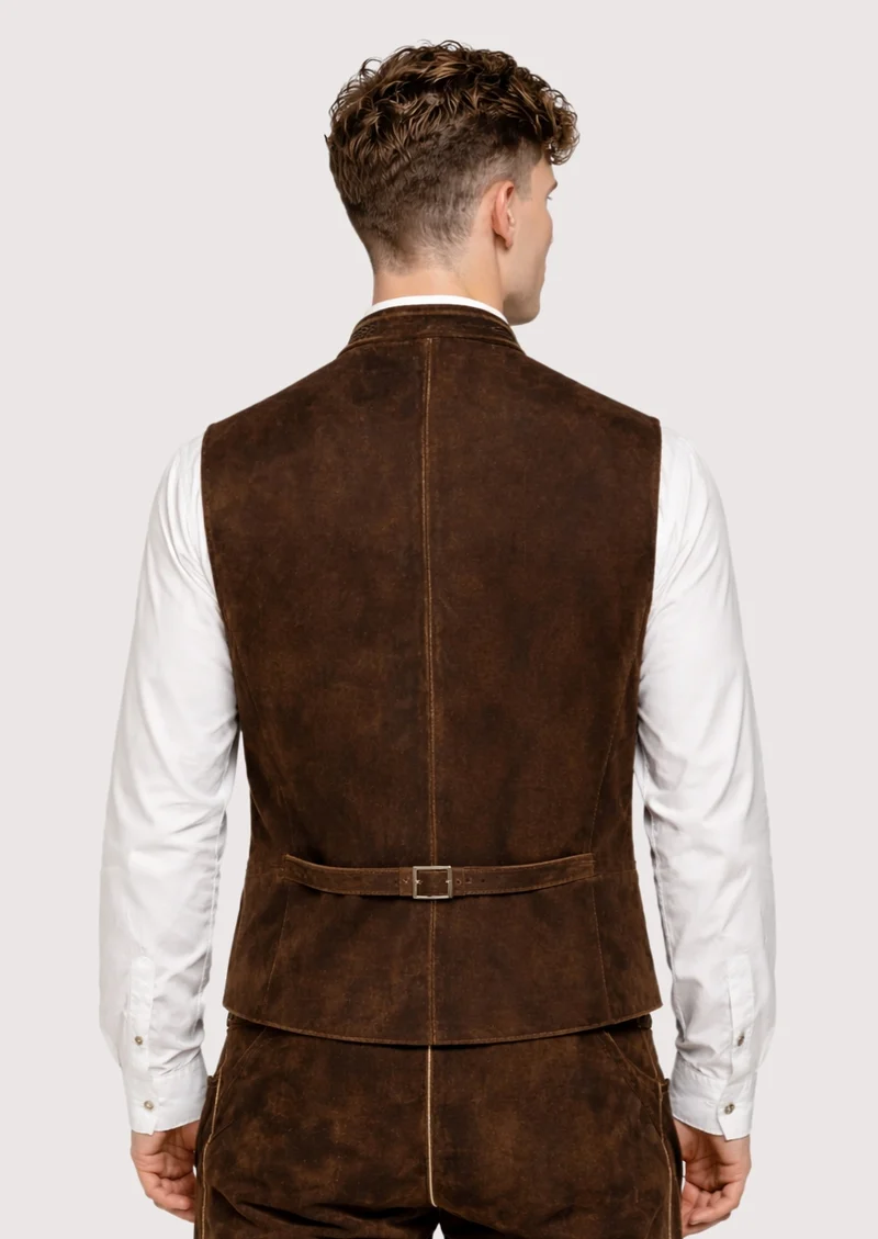 Mens Brown Alpine Classic Vest Top