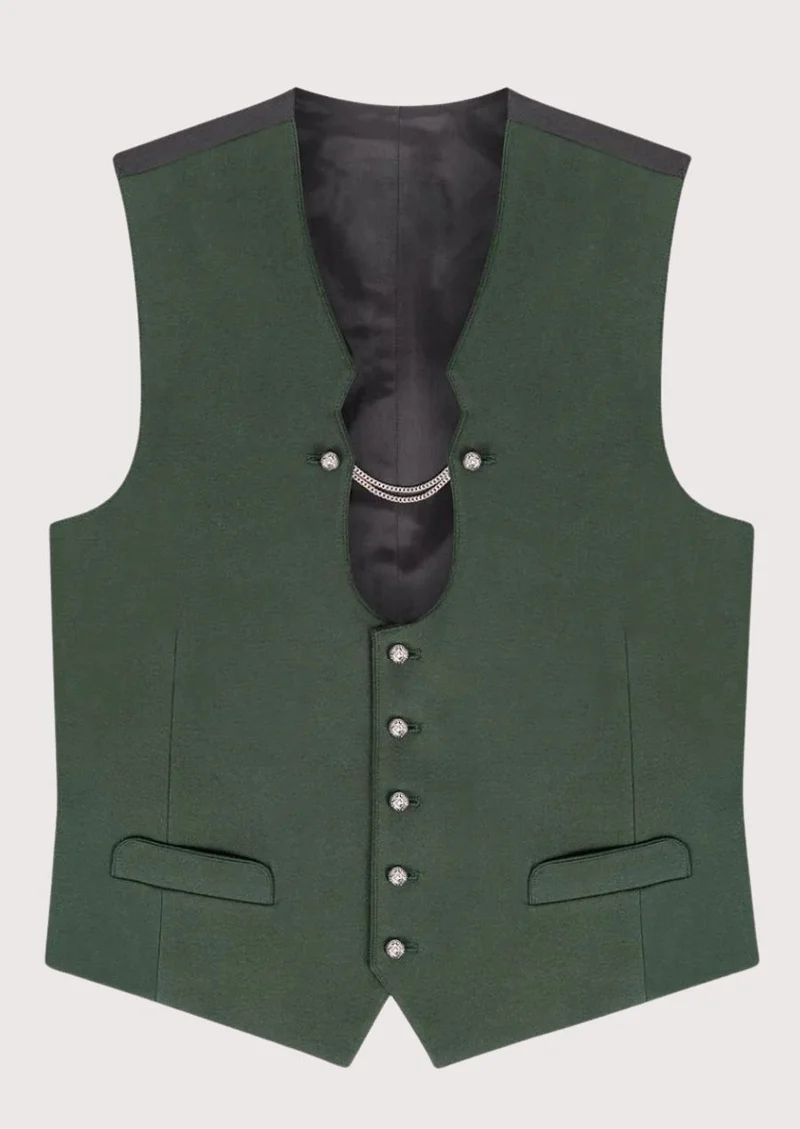 Classic Bavarian Vest – Timeless Alpine Style