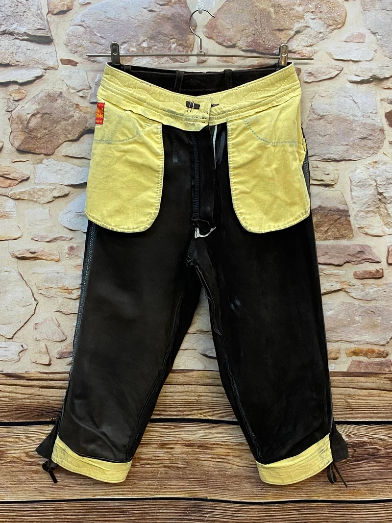 Damen Trachtenlederhose Gr. 36 – dunkelbraun 3/4 – Beckert Modell