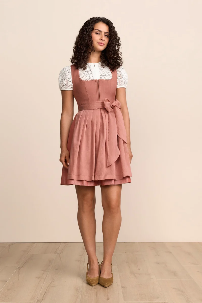 Kruger Luvina Mini Dirndl, Rose — 50cm 2pc Set