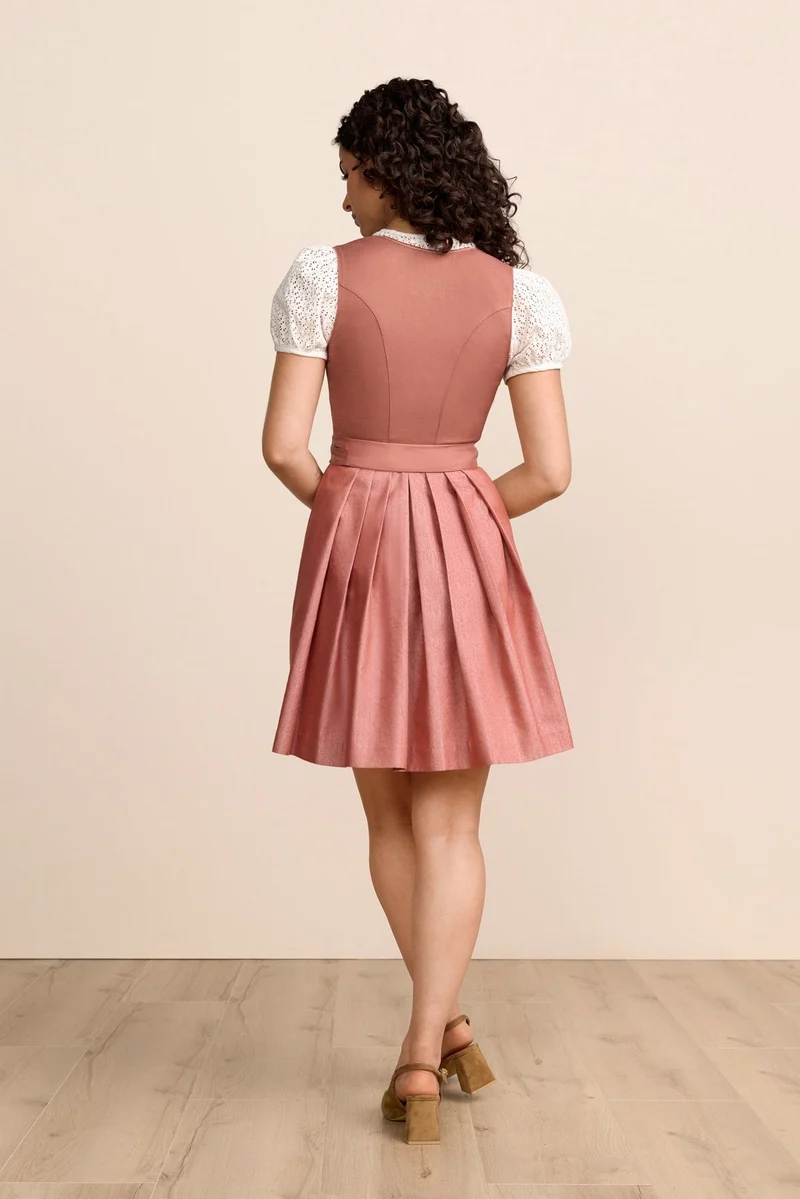 Kruger Luvina Mini Dirndl, Rose — 50cm 2pc Set